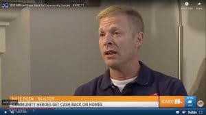 KARE11 TV Interview with Nate Boen Homes for Heroes Gives Back 50 Million to Community Heroes