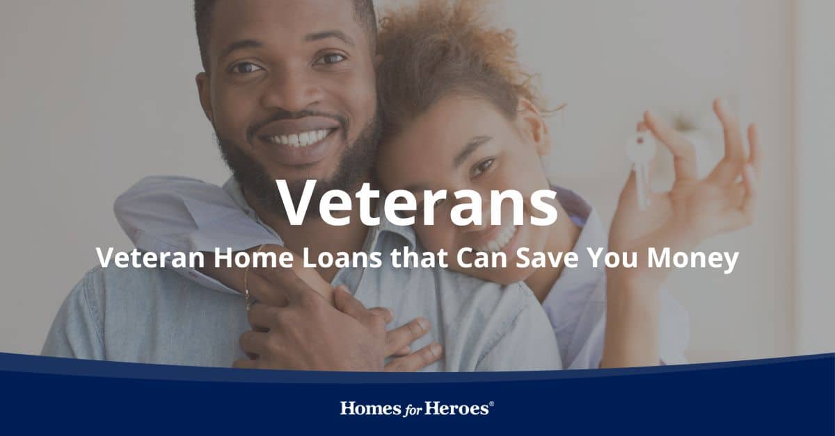young smiling couple embracing each other holding up new house key after using veteran home loan to purchase house Homes for Heroes