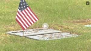 Hundreds of flags placed on graves for Memorial Day