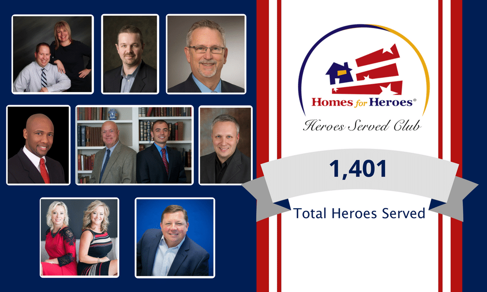 7 Homes for Heroes Partners enter the Heroes Served Club