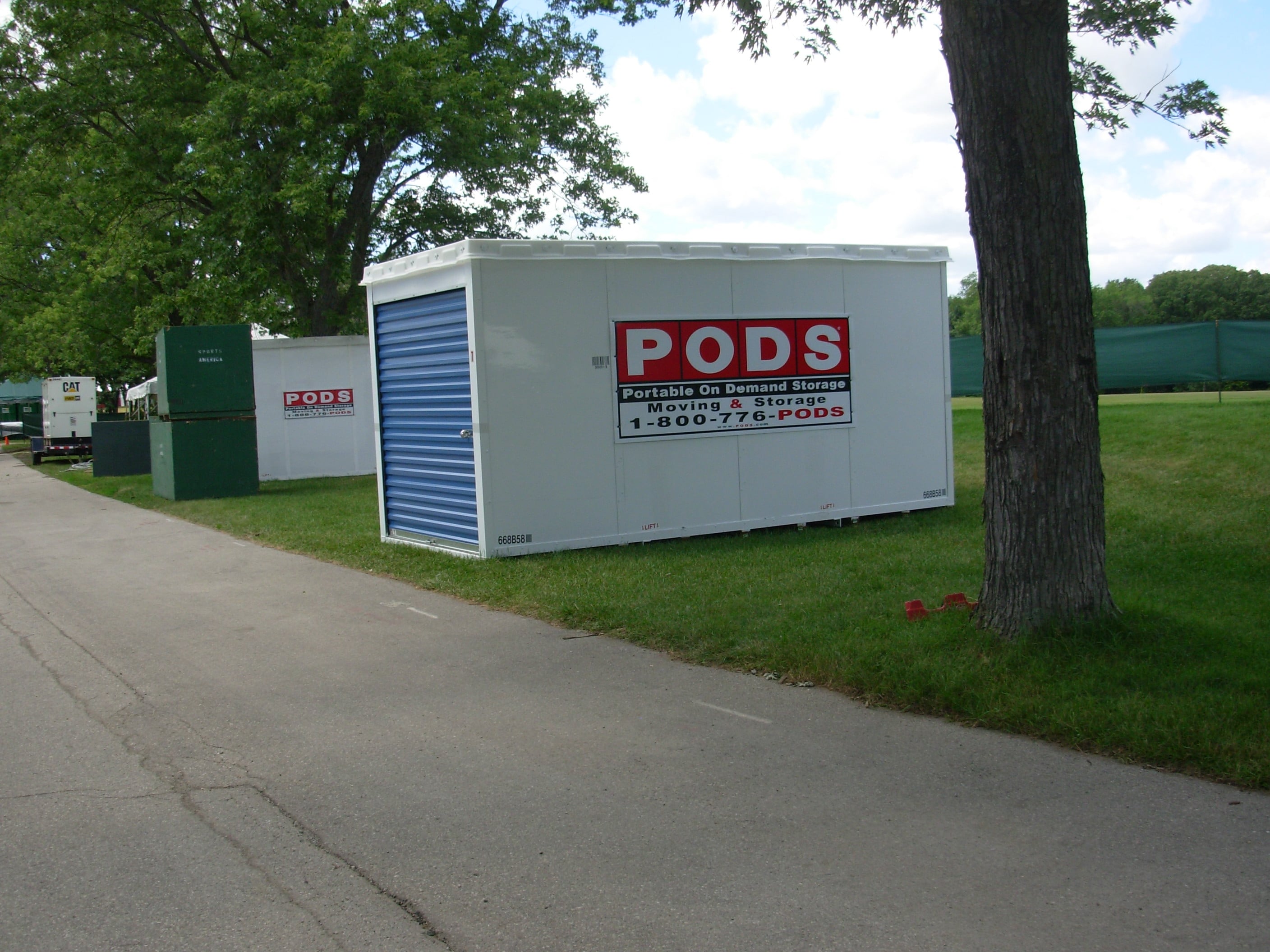 PODS used for moving with military discounts