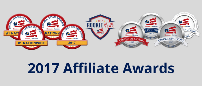 2017 Homes for Heroes Affiliate Awards