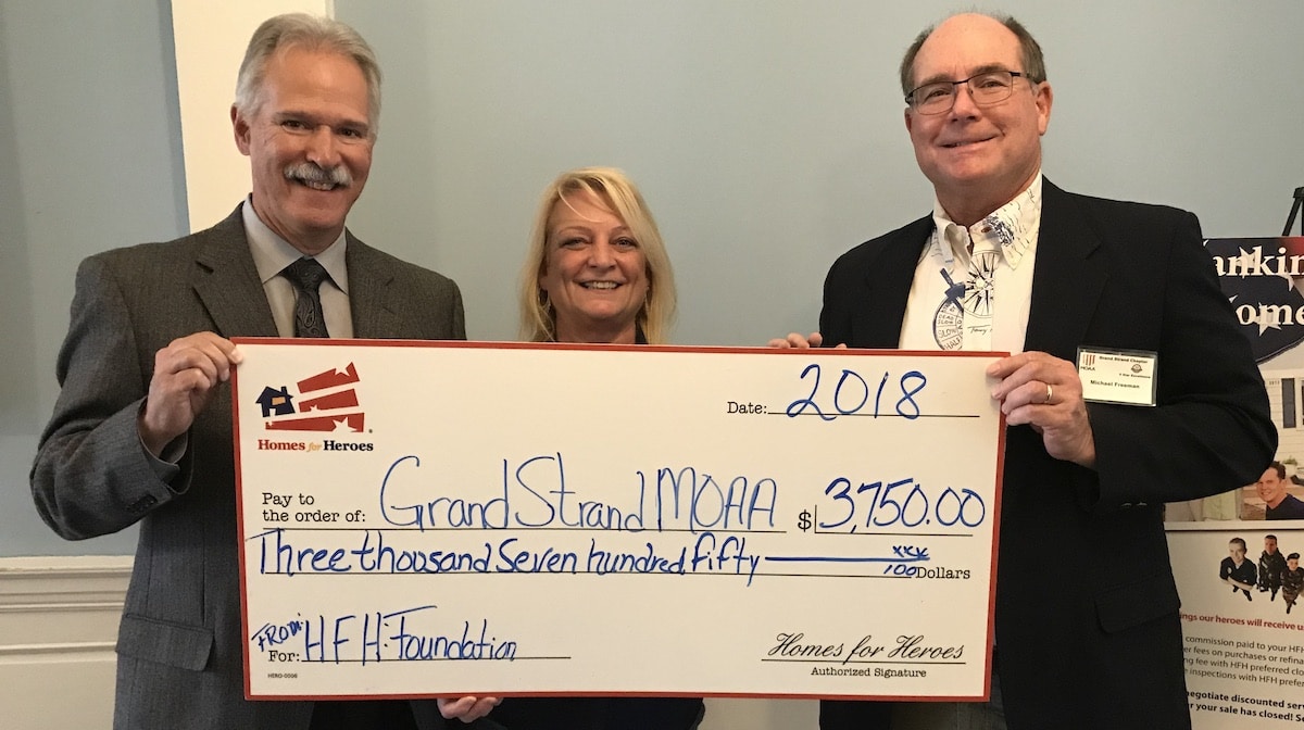 Grand Strand MOAA Homes for Heroes Foundation Grant Helps Grand Strand Veterans