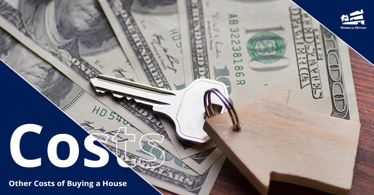 A pile of $100 bills fanned out with a keychain in the shape of a house with a single silver key laying on top of the money.