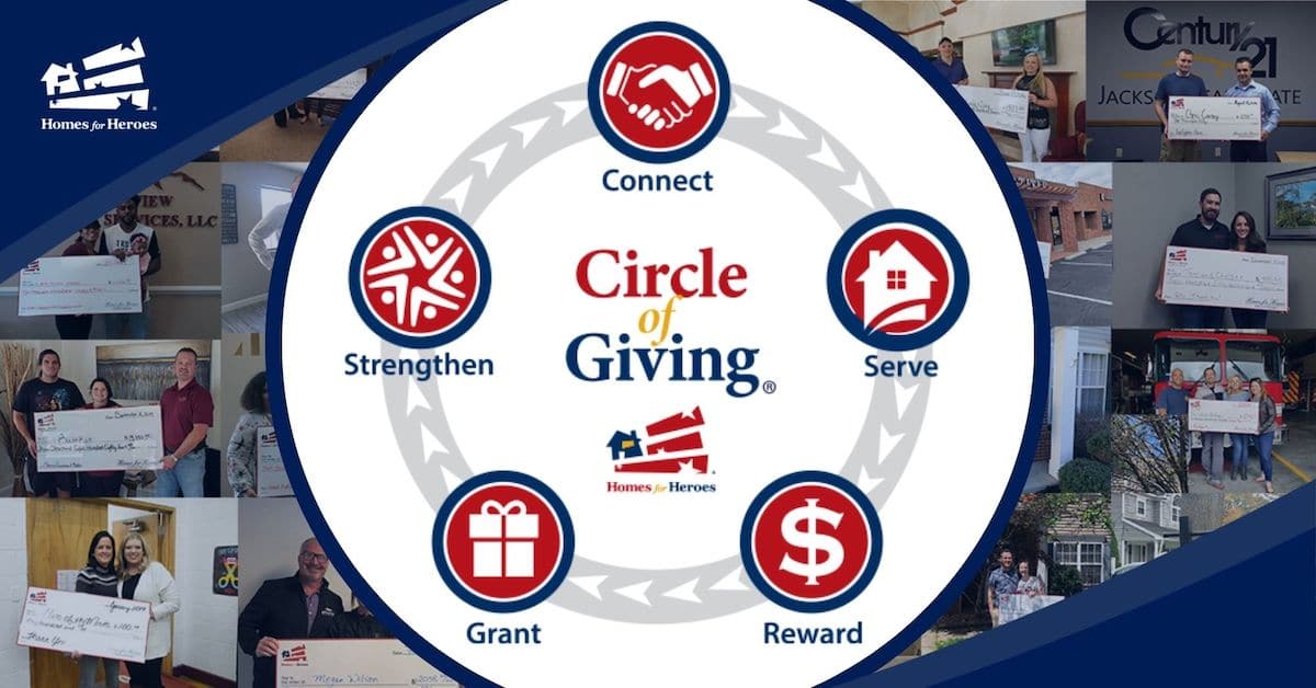 Big Hero Rewards Check Homes for Heroes Circle of Giving3