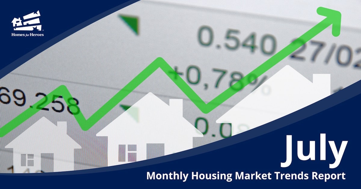 Housing Market Trends July Green Trendline Homes for Heroes