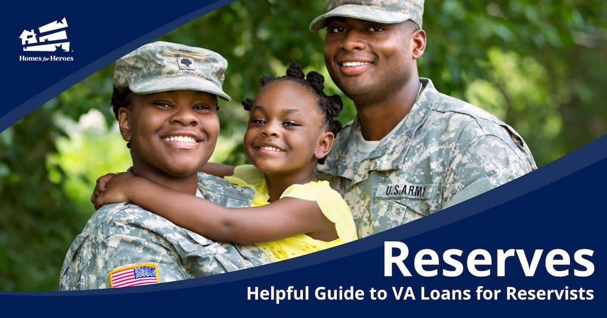 military family mother father daughter in uniform smiling who know about va loan for reserves Homes for Heroes