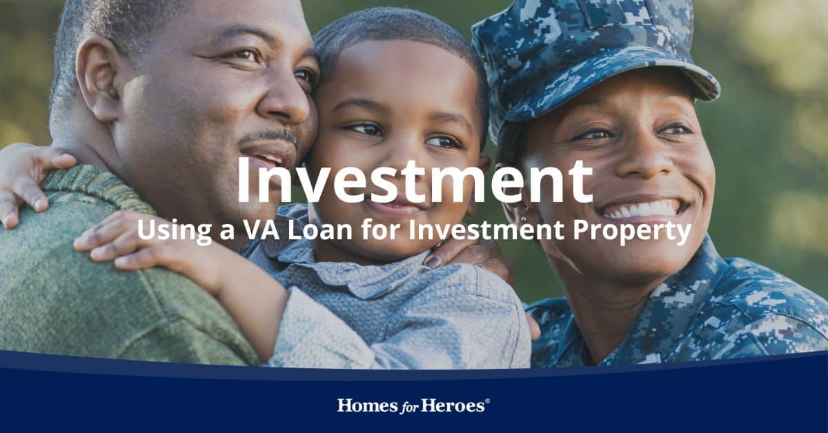 military family hugging standing outside looking into distance preparing to discuss using va loan for investment property Homes for Heroes