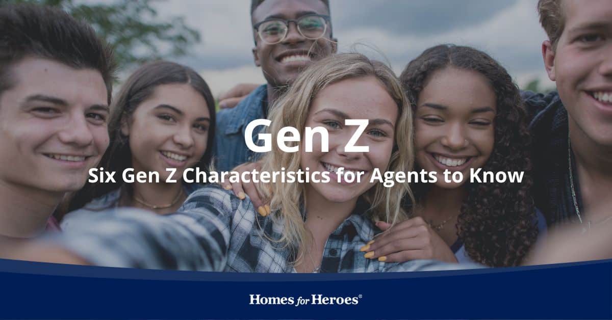 diverse gen z group smiling laughing taking selfie outside common characteristic Homes for Heroes