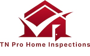 TN Pro Home Inspections Logo red white text